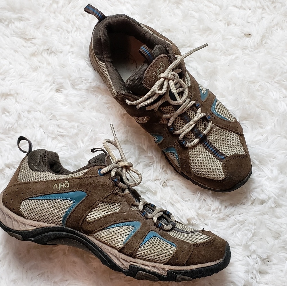 Ryka Suede and Mesh Outdoor Walking Sneaker Sz 8.5